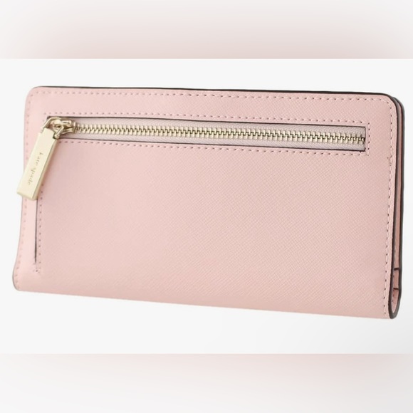 NWOT Kate Spade Madison Large Slim Bifold
Wallet Conch Pink - Picture 2 of 3